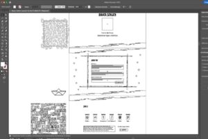 Screenshot der Pfadansicht in Adobe Illustrator. Alle Elemente sind als Vektoren angelegt.