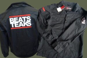 Fertig bestickte Jacken für die Berliner Band Beatsteaks