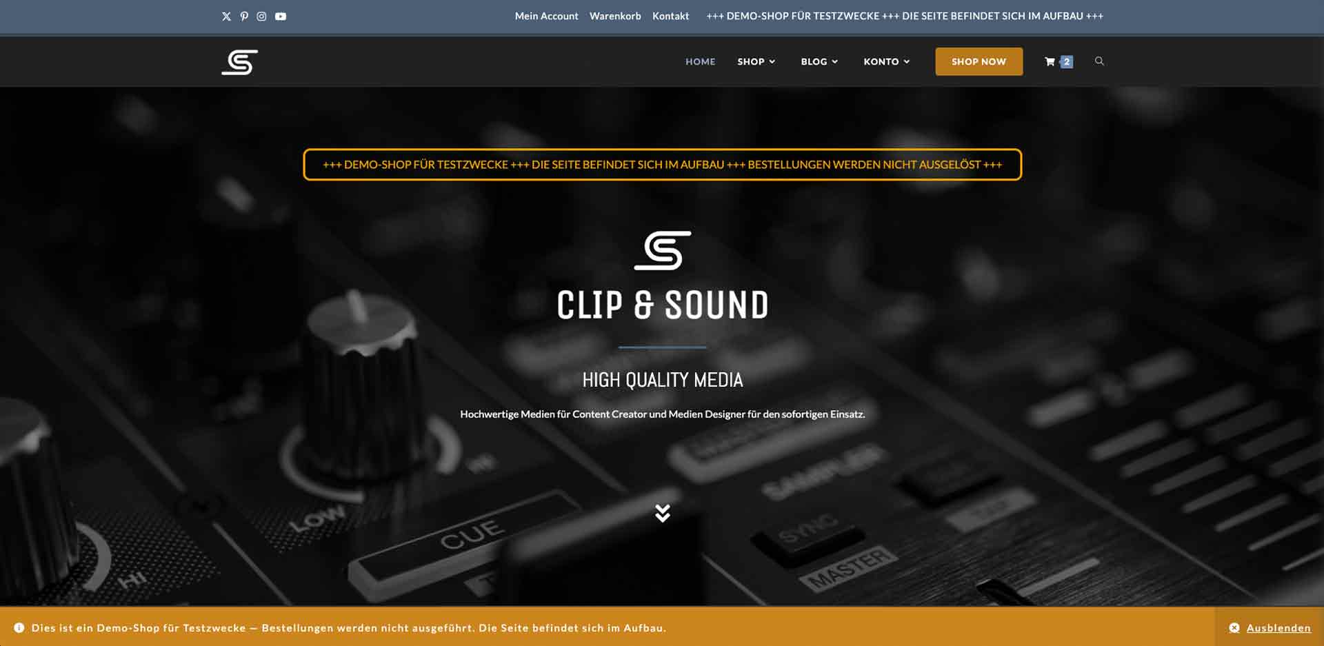 Clip & Sound WooCommerce Preview